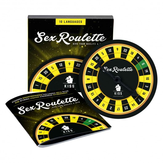 Настольная игра-рулетка Sex Roulette Kiss - Tease&Please - купить с доставкой в Жуковском