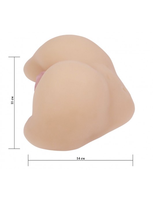 Вибровагина из киберкожи с выносным пультом - LOVETOY (А-Полимер) - в Жуковском купить с доставкой