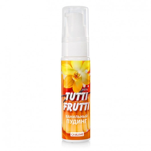 Интимный гель на водной основе Tutti-Frutti  Ванильный пудинг  - 30 гр. - Биоритм - купить с доставкой в Жуковском