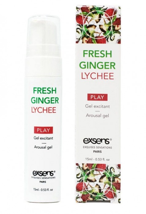 Возбуждающий гель Fresh Ginger Lychee Arousal Gel - 15 мл. - Exsens - купить с доставкой в Жуковском