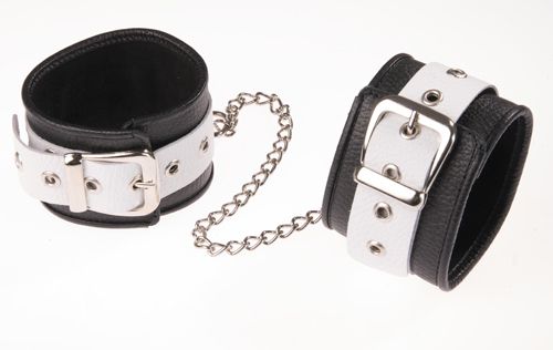 Черно-белые оковы на ноги - Sitabella - купить с доставкой в Жуковском