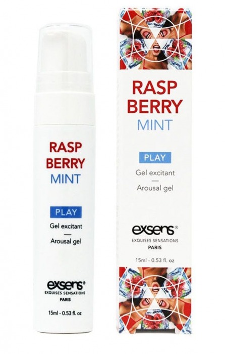 Возбуждающий гель Raspberry Mint с ароматом малины и мяты - 15 мл. - Exsens - купить с доставкой в Жуковском
