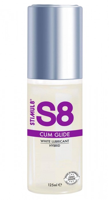 Гибридный лубрикант S8 Hybrid Cum Glide с консистенцией спермы - 125 мл. - Stimul8 - купить с доставкой в Жуковском