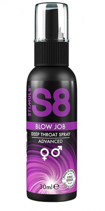 Лубрикант для орального секса S8 Deep Throat Spray - 30 мл. - Stimul8 - купить с доставкой в Жуковском