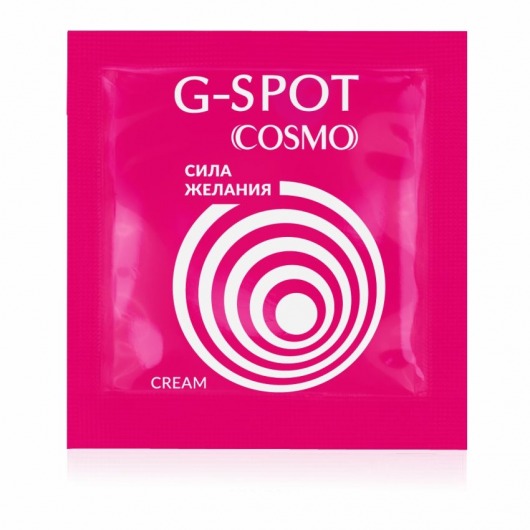 Стимулирующий интимный крем для женщин Cosmo G-spot - 2 гр. - Биоритм - купить с доставкой в Жуковском