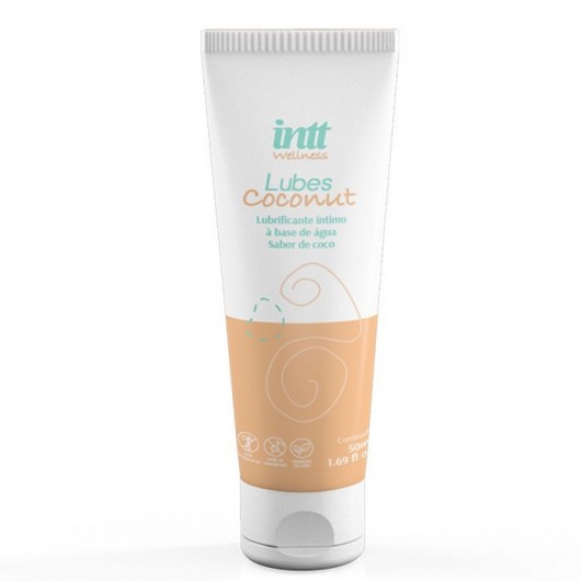 Лубрикант на водной основе Lubes Coconut с ароматом кокоса - 50 гр. - INTT - купить с доставкой в Жуковском