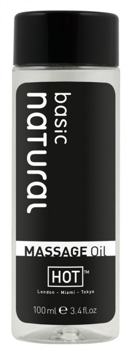 Массажное масло для тела Natural Basic - 100 мл. - HOT - купить с доставкой в Жуковском