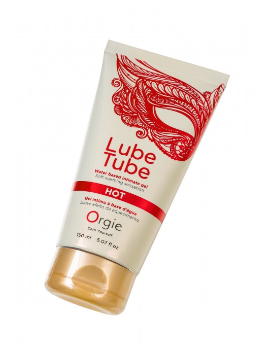 Интимный гель на водной основе Lube Tube Hot с разогревающим эффектом - 150 мл. - ORGIE - купить с доставкой в Жуковском