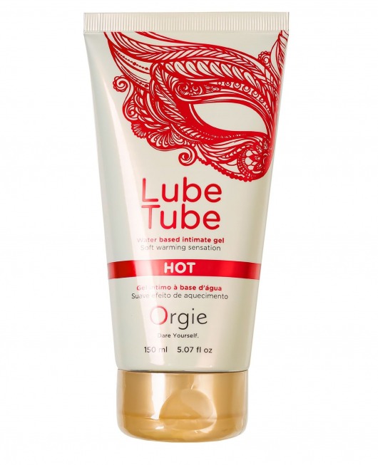Интимный гель на водной основе Lube Tube Hot с разогревающим эффектом - 150 мл. - ORGIE - купить с доставкой в Жуковском