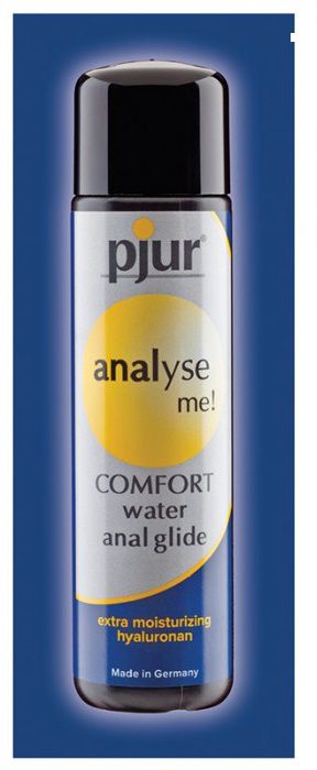 Анальный лубрикант pjur ANALYSE ME Comfort Water Anal Glide - 2 мл. - Pjur - купить с доставкой в Жуковском