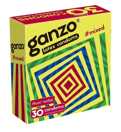 Микс-набор из 30 презервативов Ganzo Mixed - Ganzo - купить с доставкой в Жуковском