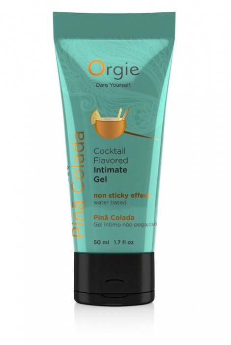 Съедобный интимный гель Orgie Lube Tube Cocktail Pina Colada - 50 мл. - ORGIE - купить с доставкой в Жуковском