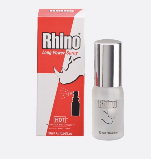 Пролонгирующий спрей для мужчин Rhino - 10 мл. - HOT - купить с доставкой в Жуковском