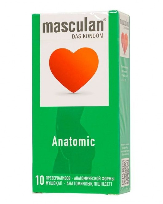 Презервативы анатомической формы Masculan Anatomic - 10 шт. - Masculan - купить с доставкой в Жуковском