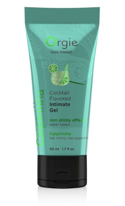 Съедобный интимный гель Orgie Lube Tube Cocktail Caipirinha - 50 мл. - ORGIE - купить с доставкой в Жуковском