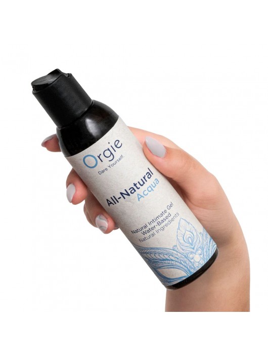 Интимный гель на водной основе Orgie All-Natural Acqua - 150 мл. - ORGIE - купить с доставкой в Жуковском
