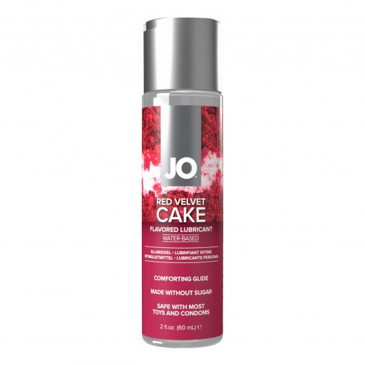 Лубрикант на водной основе JO H2O Red Velvet Cake Flavored Lubricant - 60 мл. - System JO - купить с доставкой в Жуковском