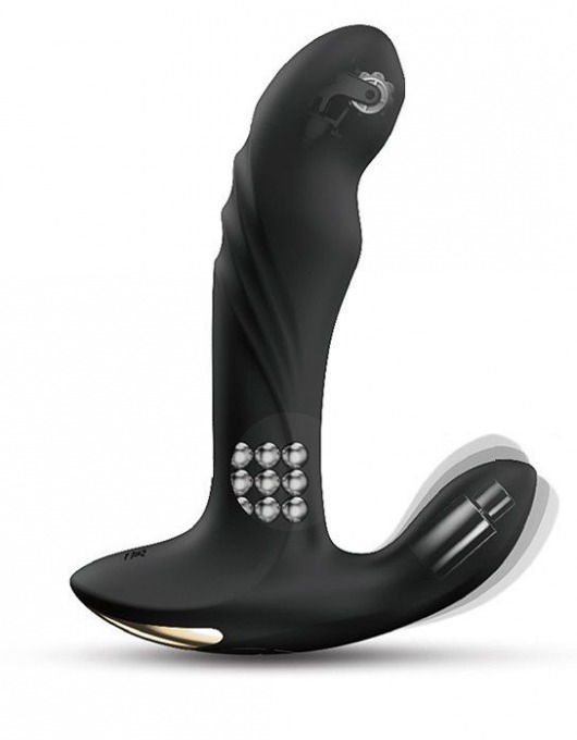 Черный вибромассажер простаты Multi P-Joy с 3 моторами - Dorcel - в Жуковском купить с доставкой