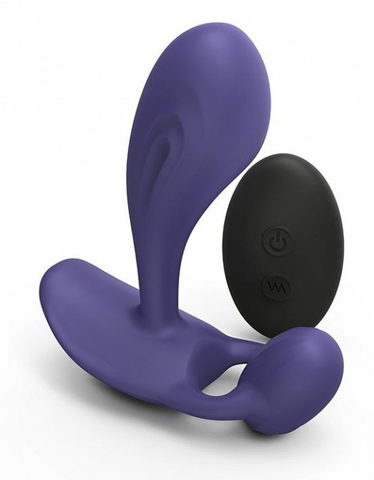 Темно-синий вибромассажер Witty P G Vibrator with Remote Control - Love to Love - в Жуковском купить с доставкой