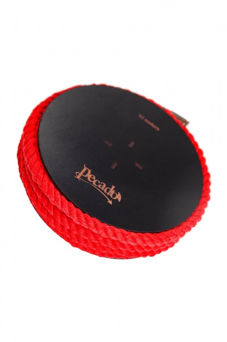 Красная веревка для шибари на катушке - 10 м. - Pecado - купить с доставкой в Жуковском