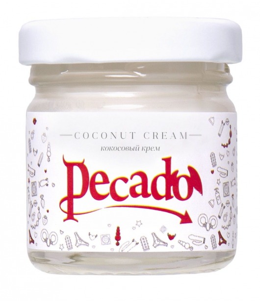 Массажная свеча Сoconut Cream - 35 мл. - Pecado - купить с доставкой в Жуковском