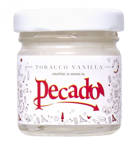 Массажная свеча Tobacco Vanilla - 35 мл. - Pecado - купить с доставкой в Жуковском