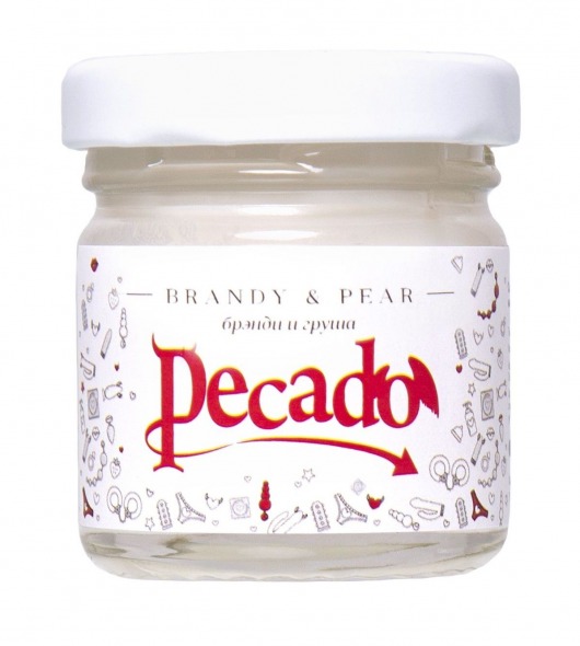 Массажная свеча Brandy   Pear - 35 мл. - Pecado - купить с доставкой в Жуковском