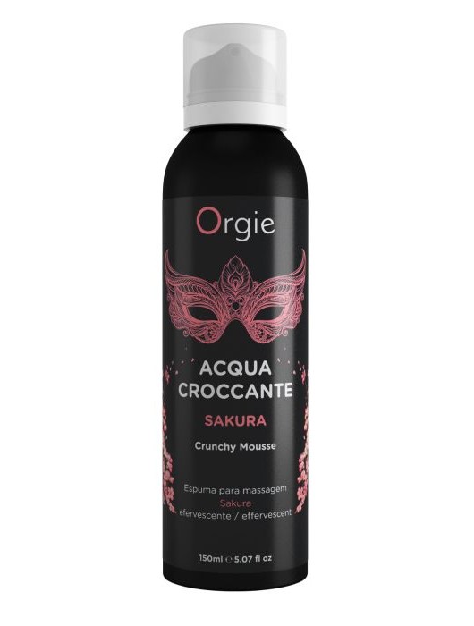 Хрустящая пенка для массажа Orgie Acqua Croccante Sakura с ароматом сакуры - 150 мл. - ORGIE - купить с доставкой в Жуковском