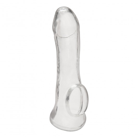 Прозрачная насадка на пенис Transparent Penis Enhancing Sleeve Extension - 15,9 см. - BlueLine - в Жуковском купить с доставкой