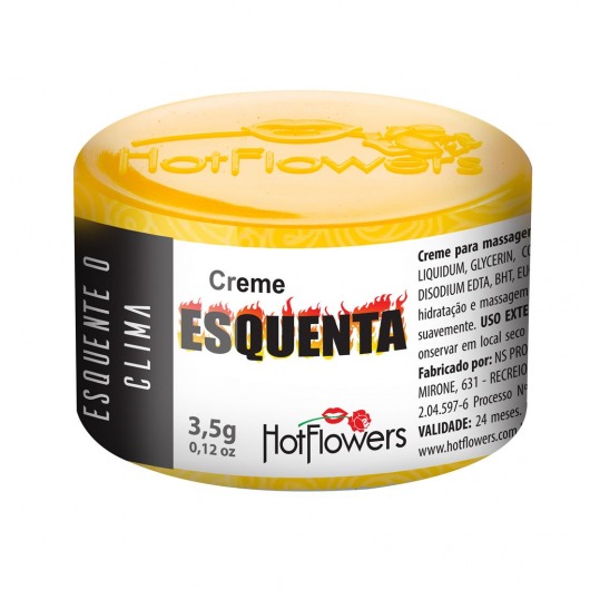 Возбуждающий крем Esquenta с разогревающим эффектом - 3,5 гр. - HotFlowers - купить с доставкой в Жуковском