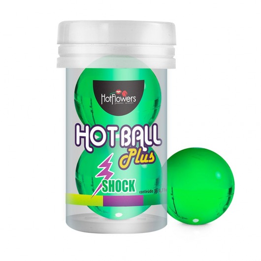 Лубрикант на силиконовой основе Hot Ball Plus с покалывающим эффектом (2 шарика по 3 гр.) - HotFlowers - купить с доставкой в Жуковском