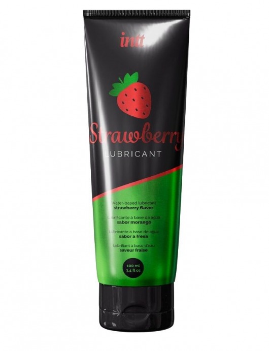 Смазка на водной основе с ароматом клубники Strawberry Lubricant - 100 мл. - INTT - купить с доставкой в Жуковском