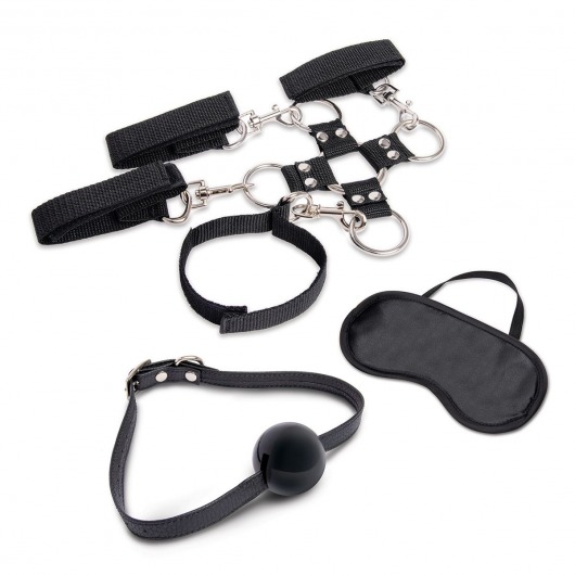 Набор для фиксации из 7 предметов Hogtie   Ball Gag Kit - Lux Fetish - купить с доставкой в Жуковском