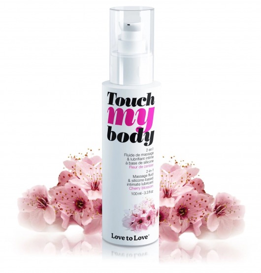 Силиконовый лубрикант 2-в-1 Touch My Body с ароматом вишнёвого цвета - 100 мл. - Love to Love - купить с доставкой в Жуковском