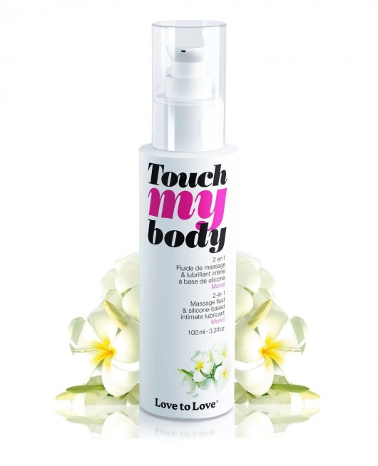 Силиконовый лубрикант 2-в-1 Touch My Body с ароматом моной - 100 мл. - Love to Love - купить с доставкой в Жуковском