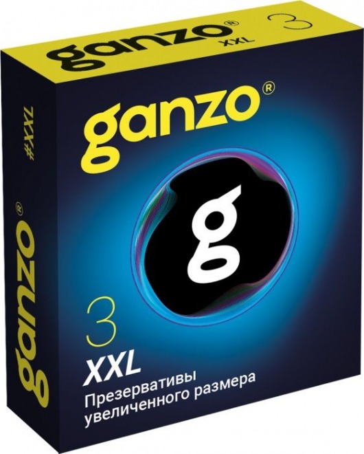 Презервативы увеличенного размера Ganzo XXL - 3 шт. - Ganzo - купить с доставкой в Жуковском