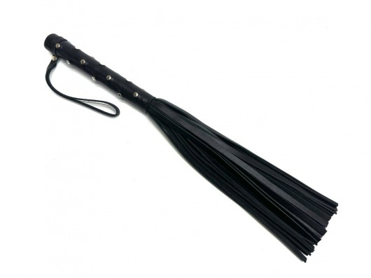 Кожаная плеть «Звездное небо» - 43 см. - БДСМ Арсенал - купить с доставкой в Жуковском