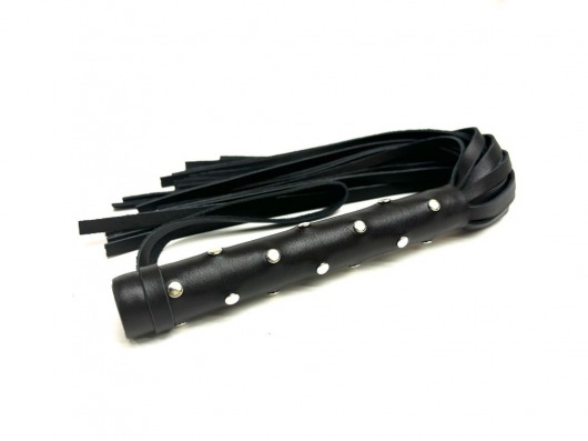 Кожаная плеть «Звездное небо» - 43 см. - БДСМ Арсенал - купить с доставкой в Жуковском