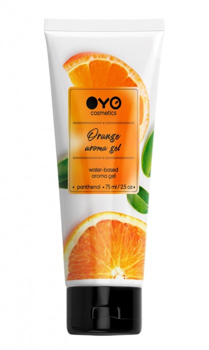 Лубрикант на водной основе OYO Aroma Gel Orange с ароматом апельсина - 75 мл. - OYO - купить с доставкой в Жуковском