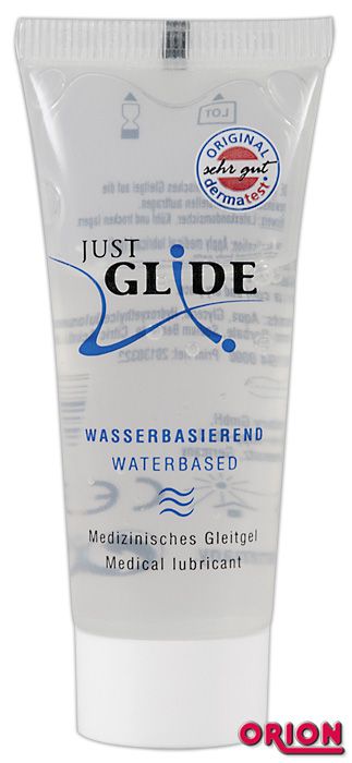 Вагинальная смазка на водной основе JUSTGLIDE - 20 мл. - Orion - купить с доставкой в Жуковском