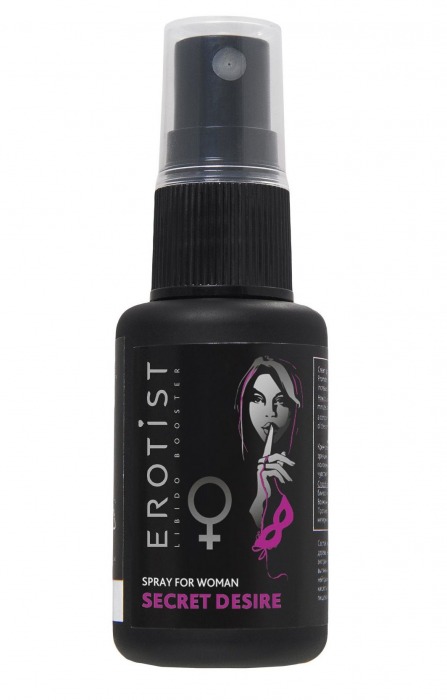 Возбуждающий спрей для женщин Erotist Secret Desire - 30 мл. - Erotist Libido Booster - купить с доставкой в Жуковском