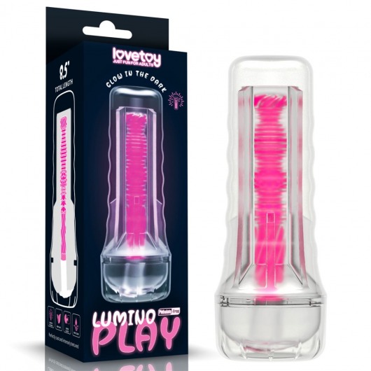 Светящийся в темноте мастурбатор 8.5 Lumino Play Masturbator - Lovetoy - в Жуковском купить с доставкой