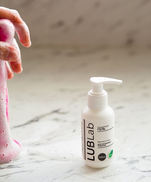 Очищающий эко-гель для секс-игрушек с ароматом бергамота и мяты - 100 мл. - LUBLab - купить с доставкой в Жуковском