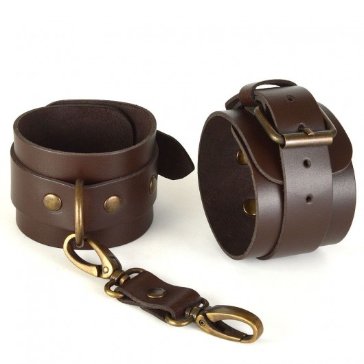 Коричневые наручники IDEAL - Sitabella - купить с доставкой в Жуковском