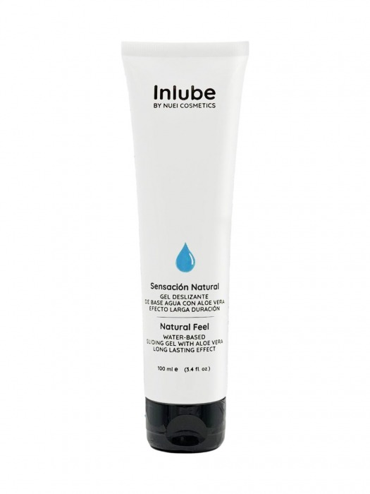 Интимный лубрикант с алоэ вера Inlube Natural Feel - 100 мл. - Nuei cosmetics - купить с доставкой в Жуковском