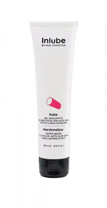 Лубрикант на водной основе Nuei Inlube с алоэ вера и ароматом маршмеллоу -100 мл. - Nuei cosmetics - купить с доставкой в Жуковском