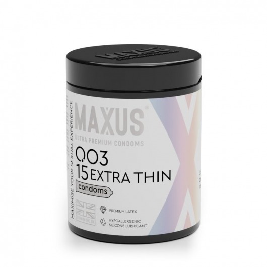 Экстремально тонкие презервативы MAXUS 003 Extra Thin - 15 шт. - Maxus - купить с доставкой в Жуковском