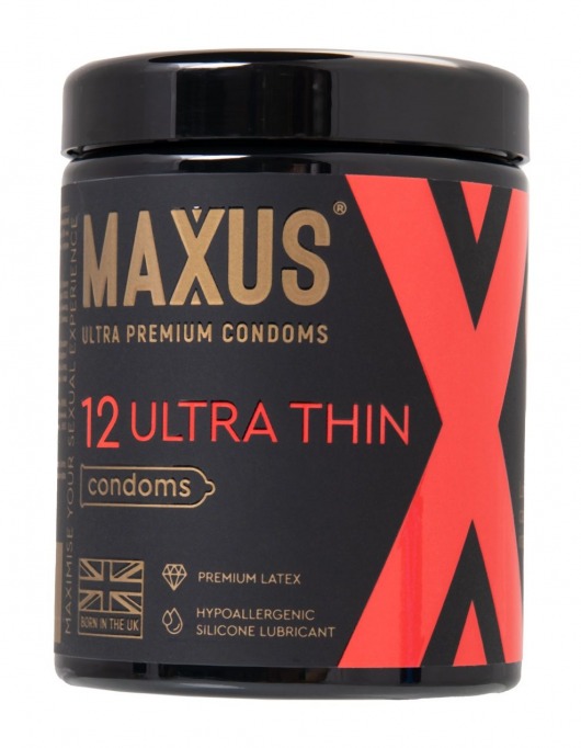 Ультратонкие презервативы MAXUS Ultra Thin - 12 шт. - Maxus - купить с доставкой в Жуковском