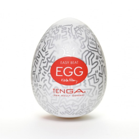 Мастурбатор-яйцо Keith Haring EGG PARTY - Tenga - в Жуковском купить с доставкой
