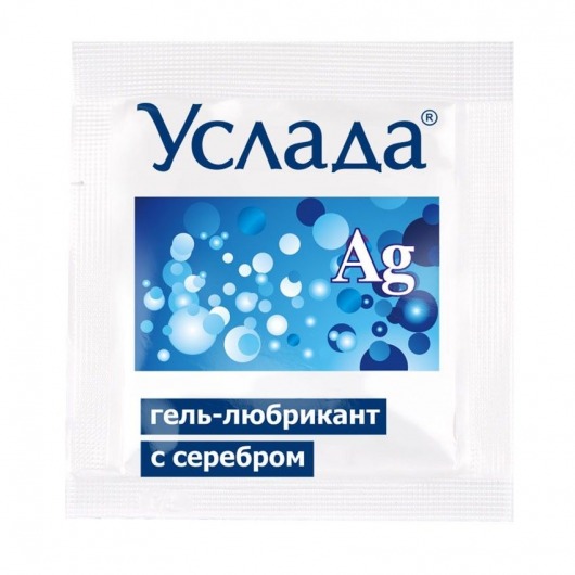 Гель-лубрикант «Услада с серебром» - 3 гр. - Биоритм - купить с доставкой в Жуковском